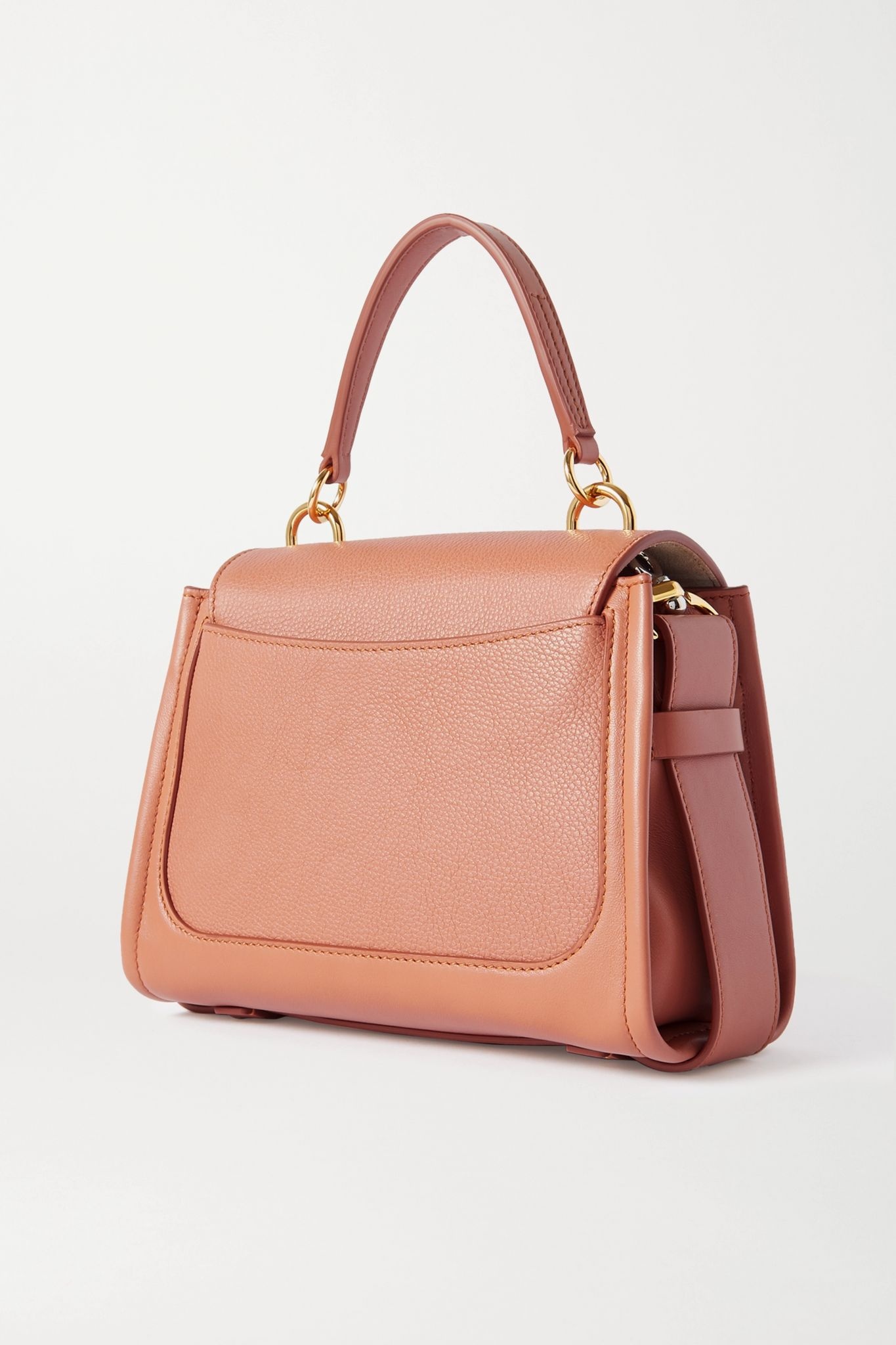 Tess Day mini textured and smooth leather shoulder bag - 3