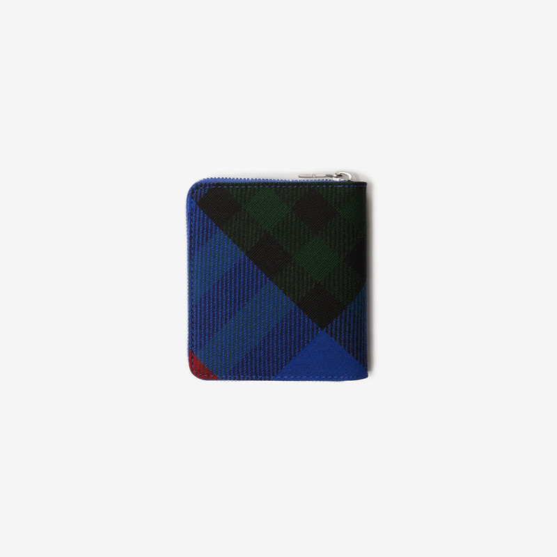 Medium Check Zip Wallet 3