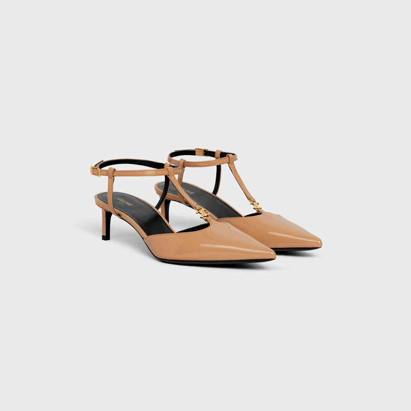 CELINE CELINE KITTEN T-BAR STRAP PUMP in PATENT CALFSKIN outlook