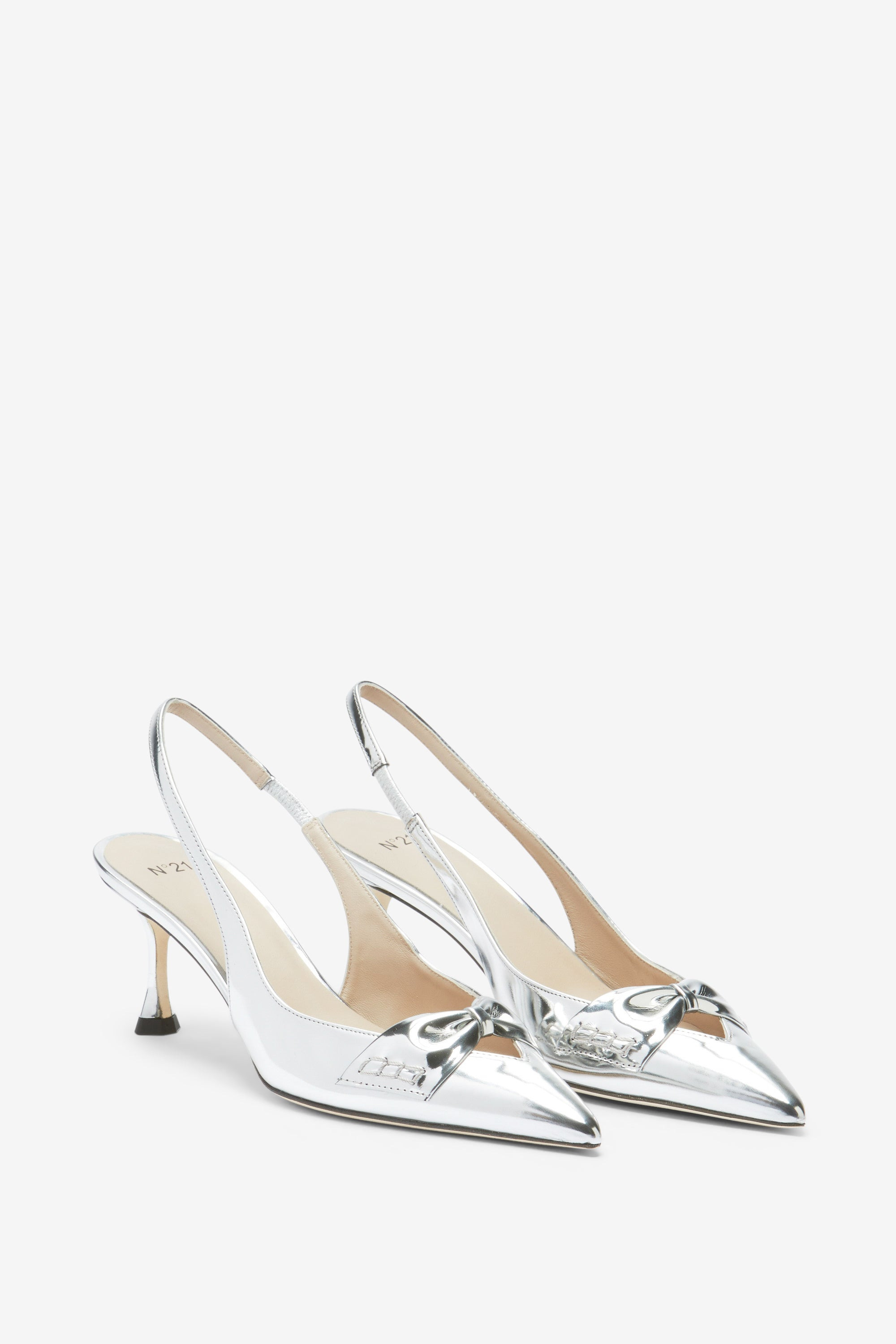 BOW-EMBELLISHED SLINGBACK PUMPS - 2