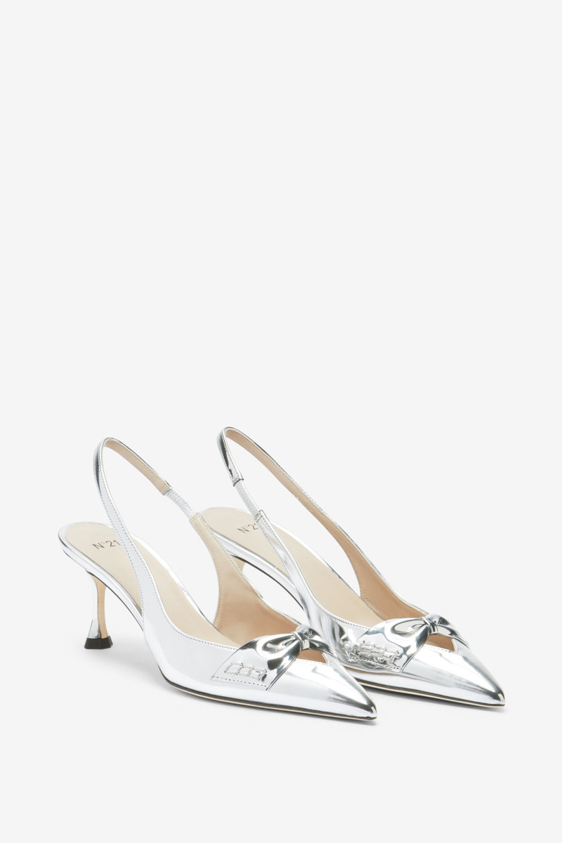 N°21 BOW-EMBELLISHED SLINGBACK PUMPS outlook