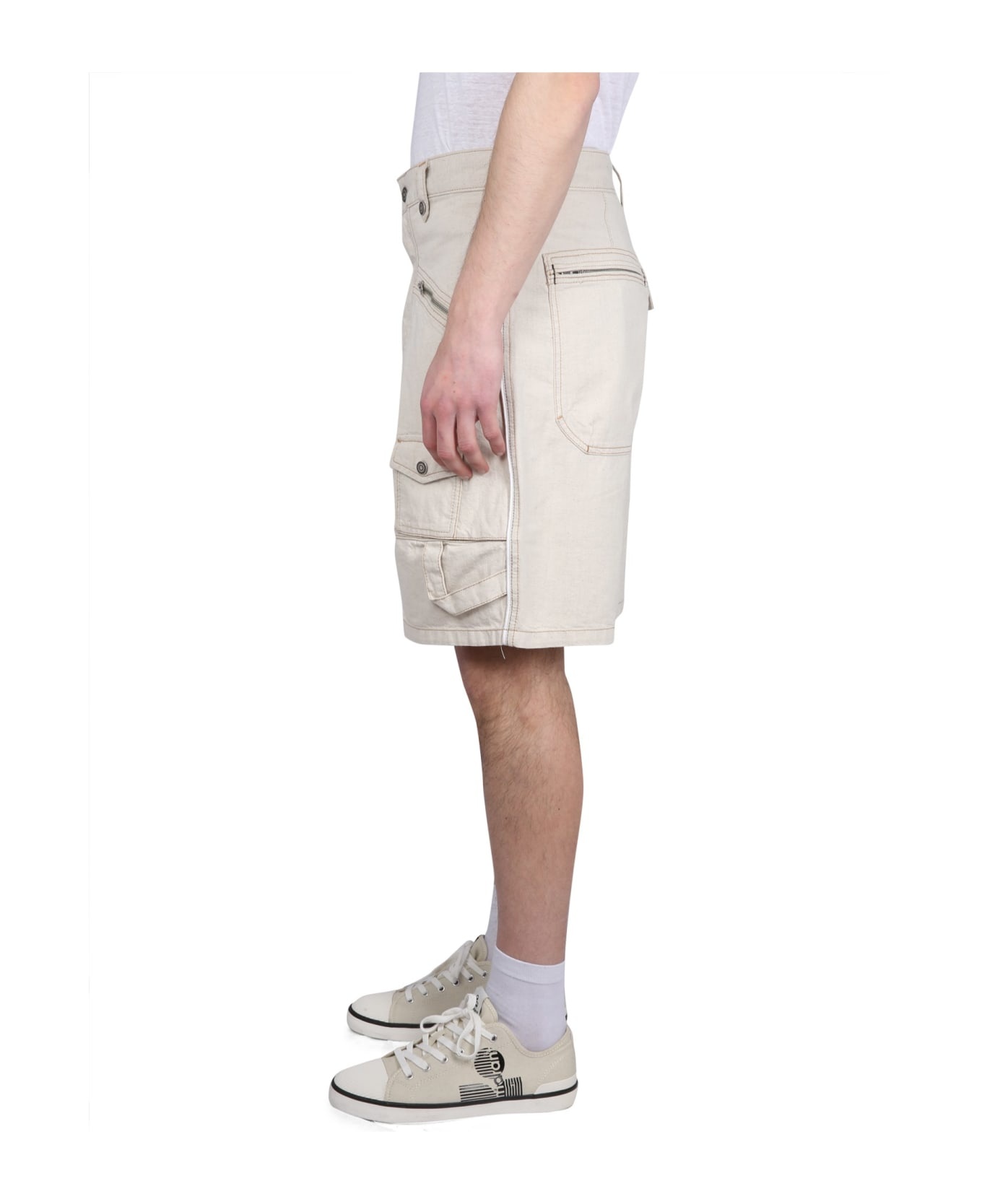 Peio Denim Bermuda Shorts - 3