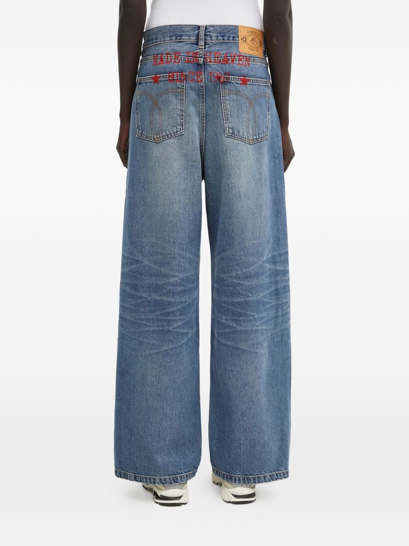 Made In Heaven back-print jeans 4
