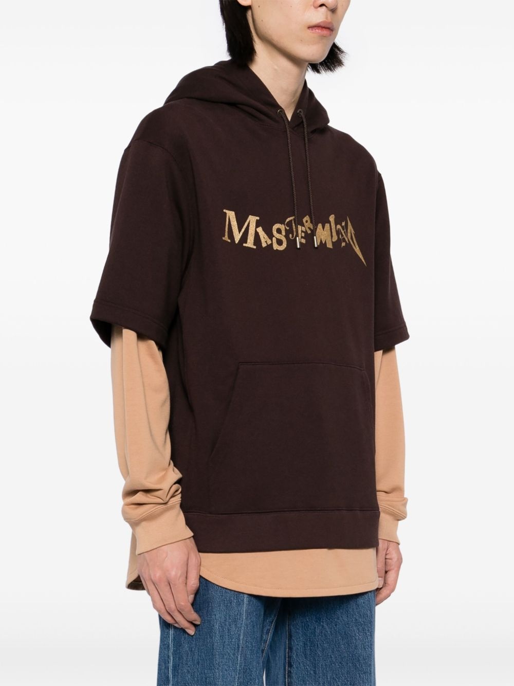 logo-print hoodie - 3