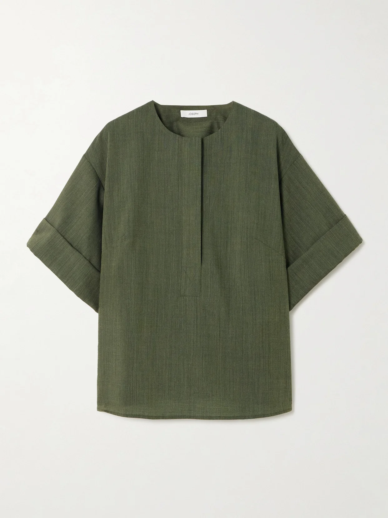 Yani Wool-twill Blouse - 1