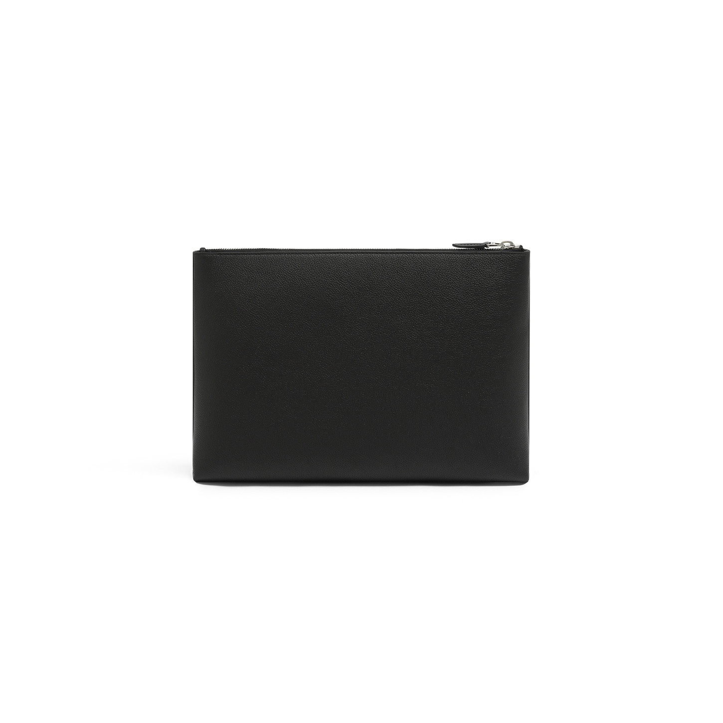 Black tumbled leather pouch - 3