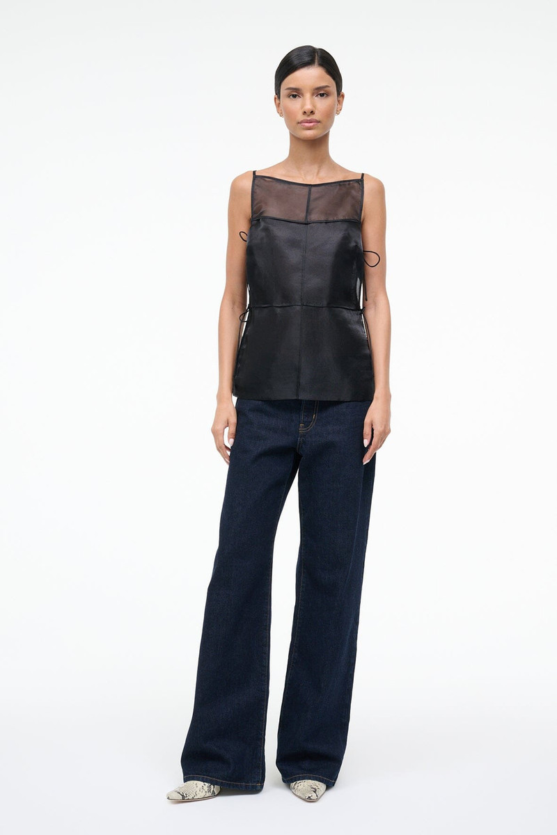 STAUD CHANDLER TOP BLACK 1