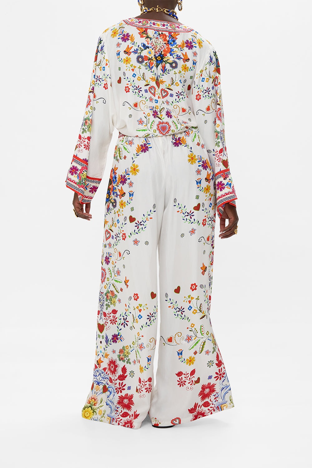 WIDE LEG TROUSER WITH FRONT POCKETS - 3