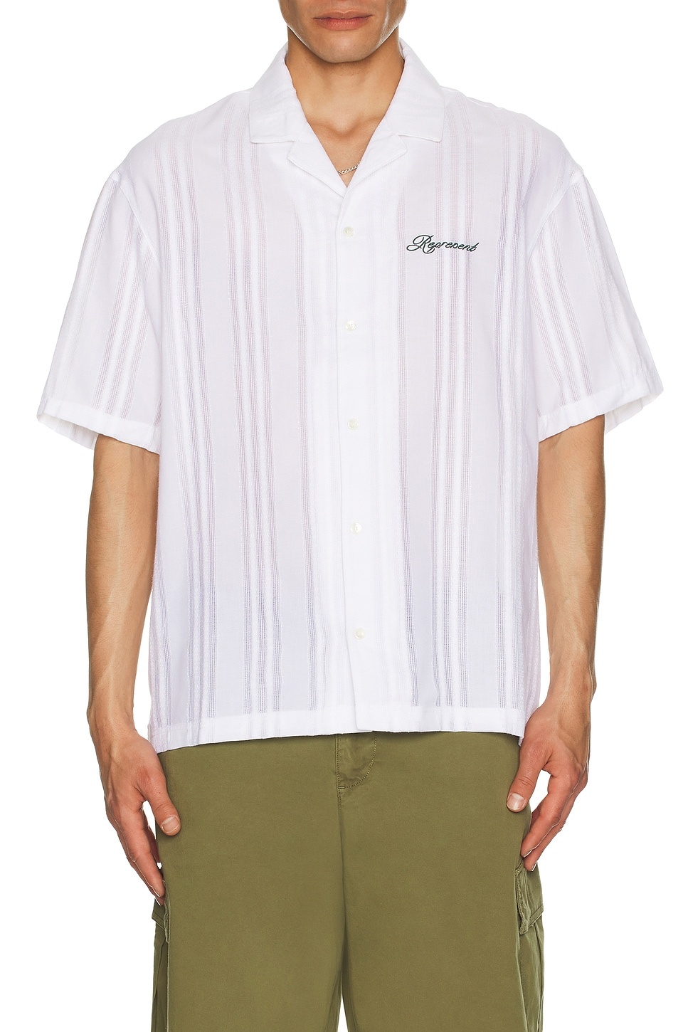 Embroidered Bowling Shirt - 4