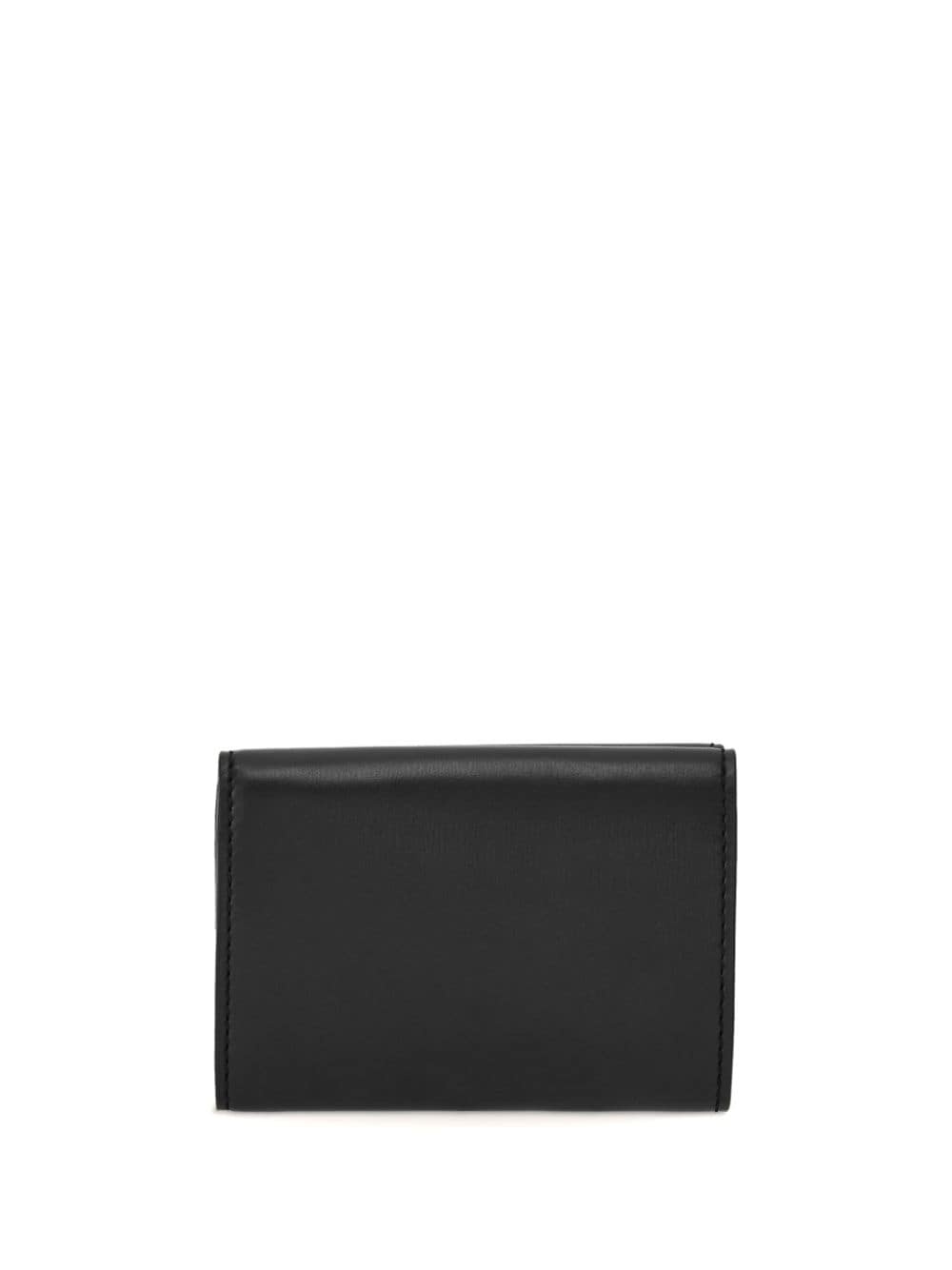 logo-print leather wallet - 2