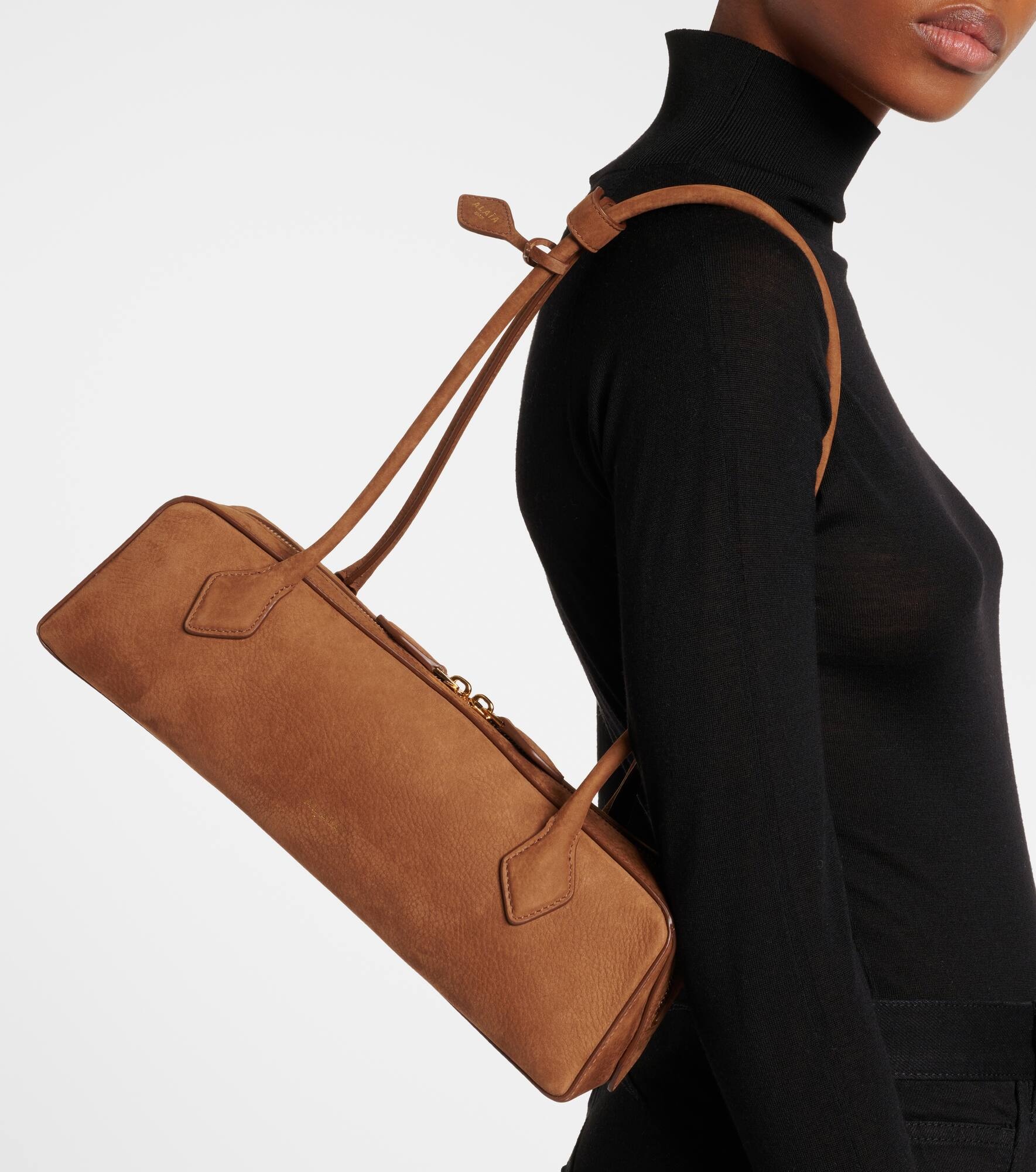 Le Teckel suede shoulder bag - 2