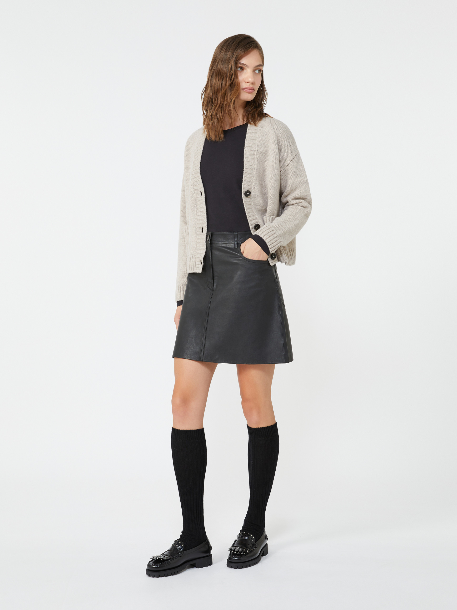 FILMATO Wool knit V-neck cardigan - 2
