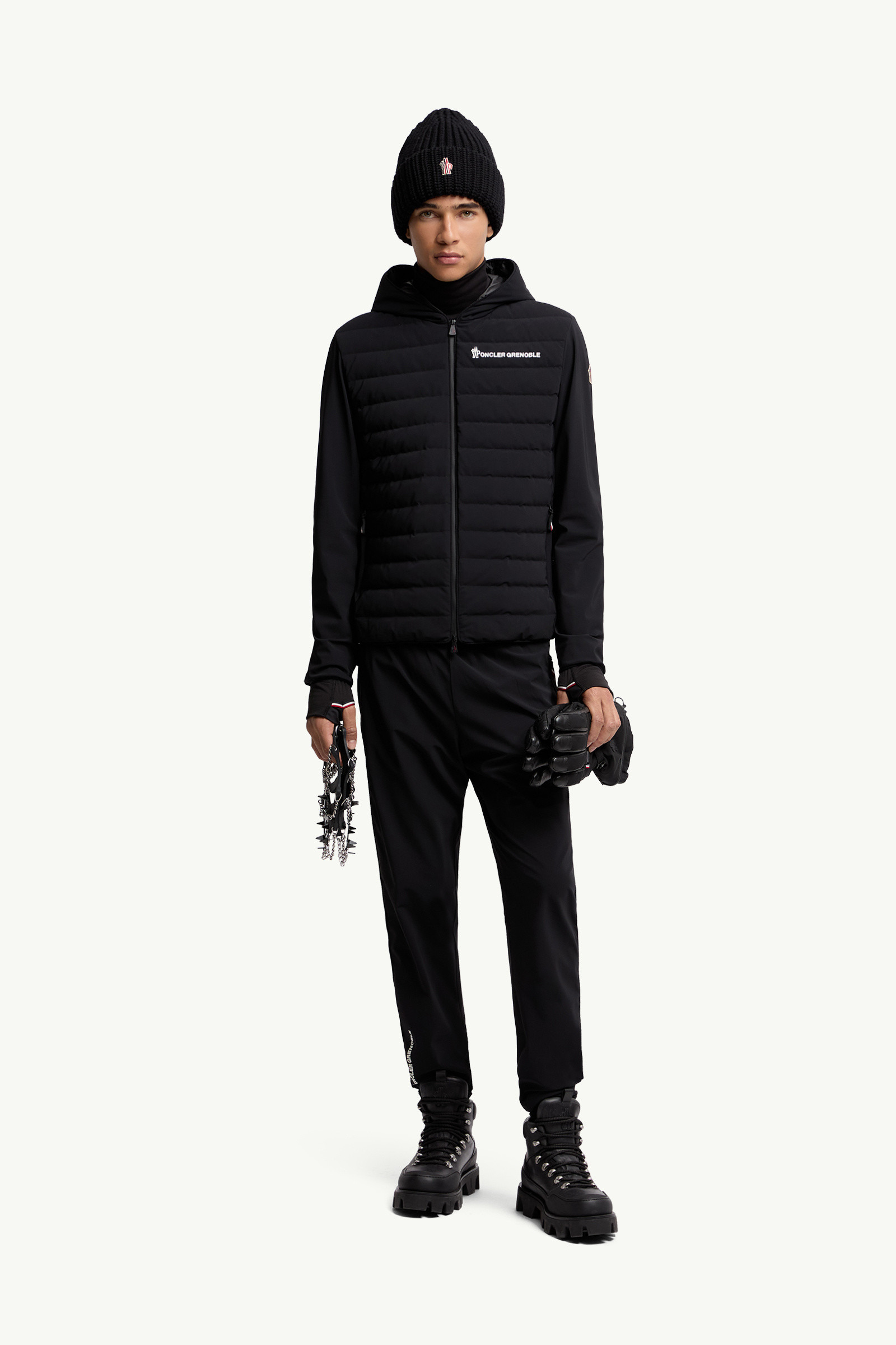 Padded Zip-Up Sweatshirt - 2