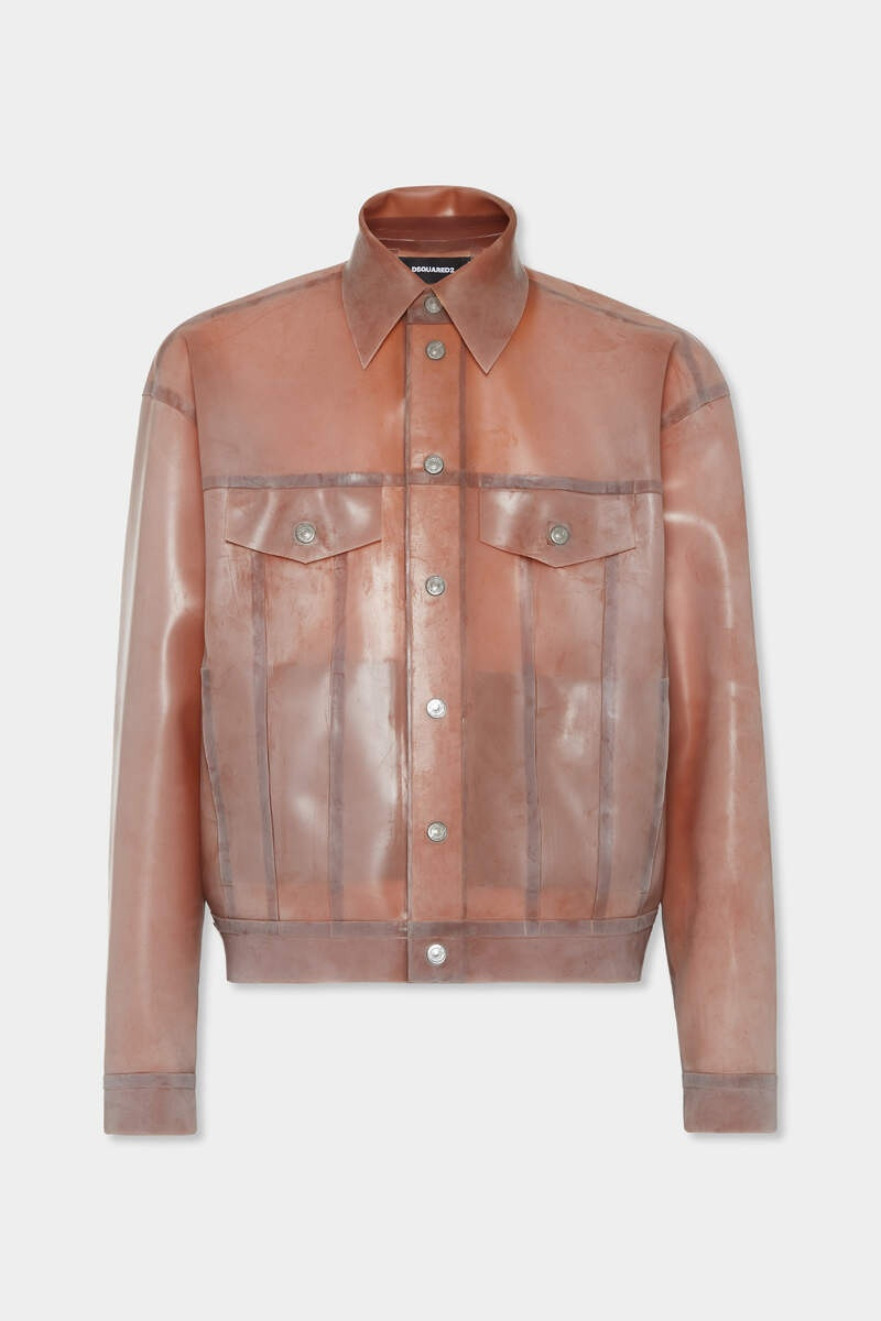 PANNO LATEX JEAN JACKET 1