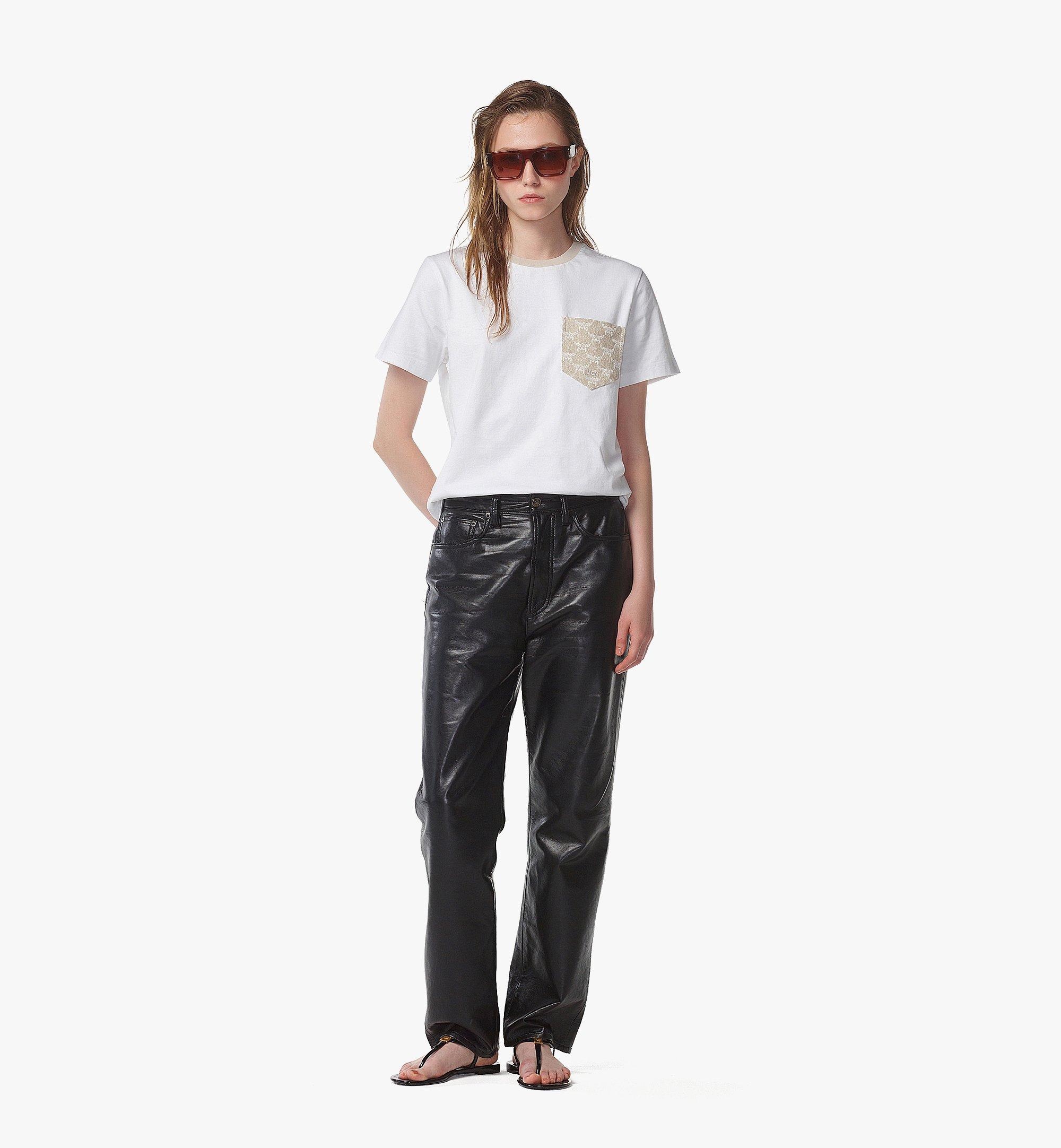 Jacquard Pocket T-Shirt in Organic Cotton - 2