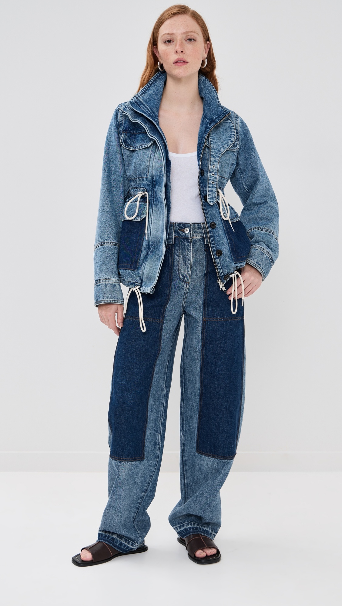 Cropped Flated Military Jacket - 4