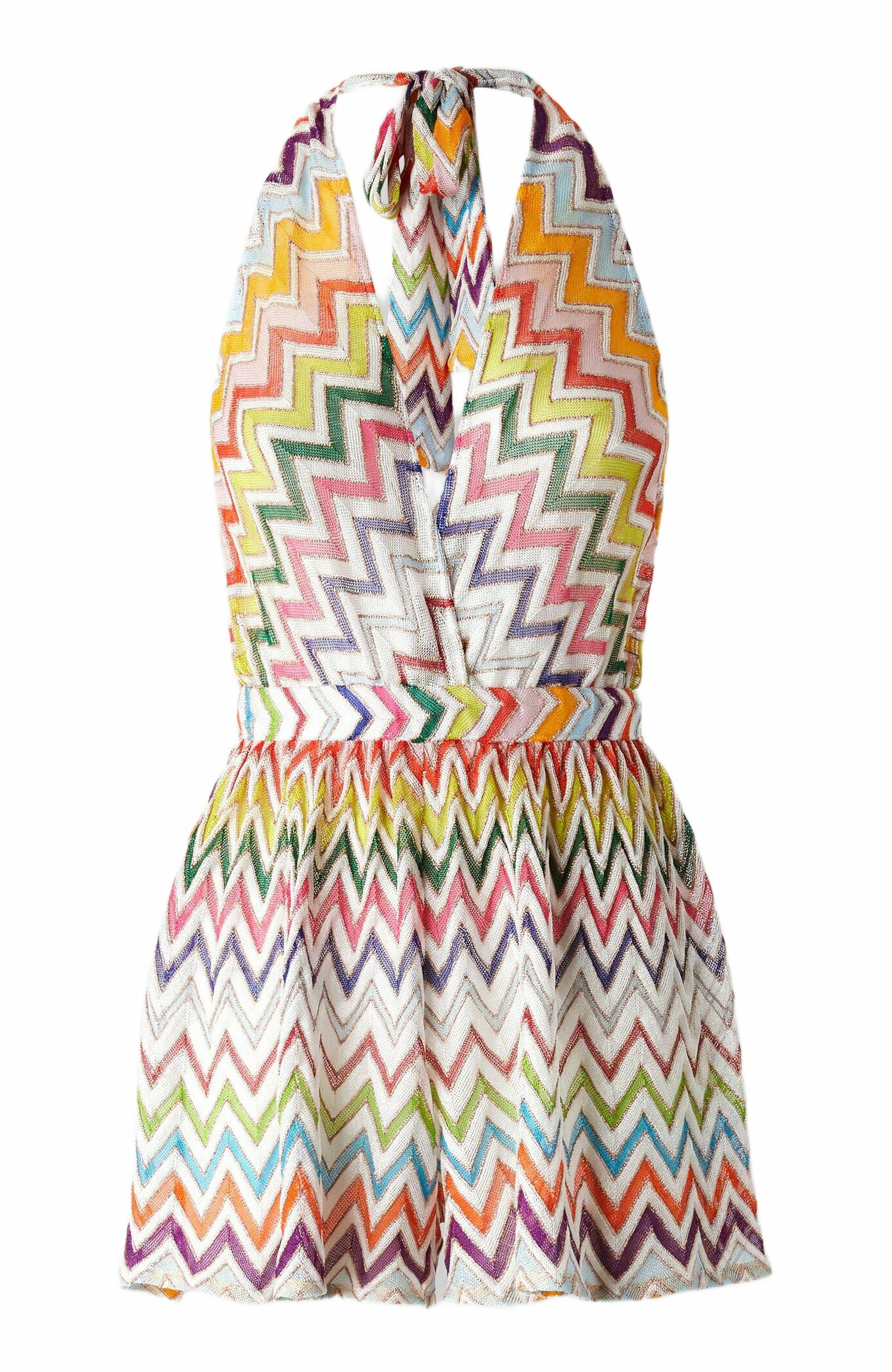 Missoni Short Jumpsuit With Open Back in Multicoloured at Nordstrom - 8