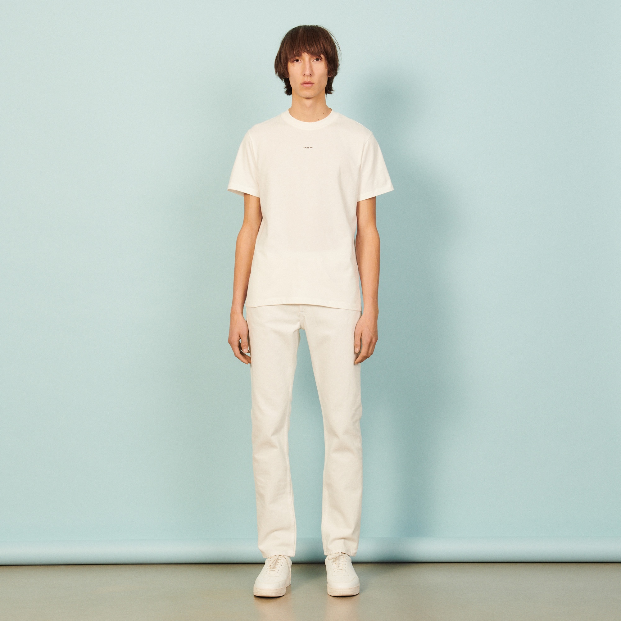 T-shirt with logo embroidery - 6