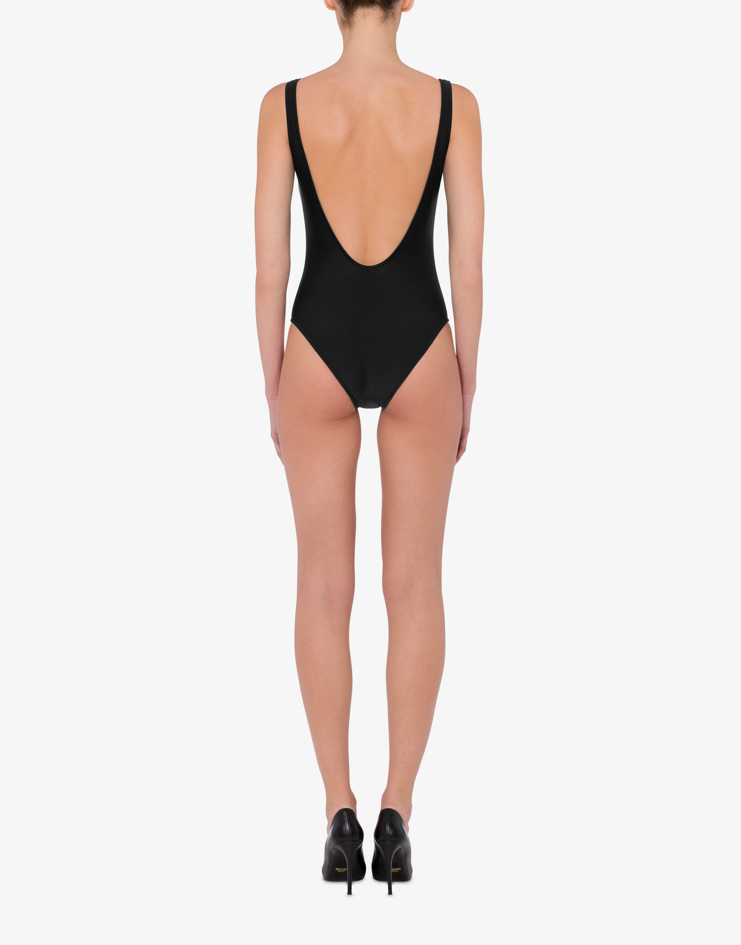 TEDDY EMBROIDERY ONE-PIECE SWIMSUIT - 3