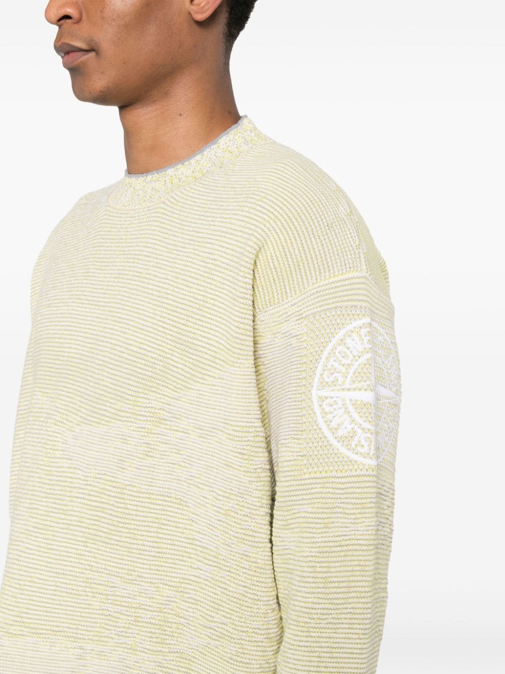 Compass-logo knitted jumper - 5