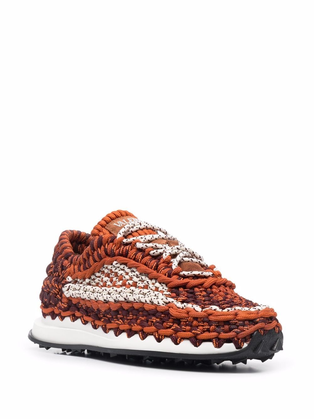 crochet low-top sneakers - 2