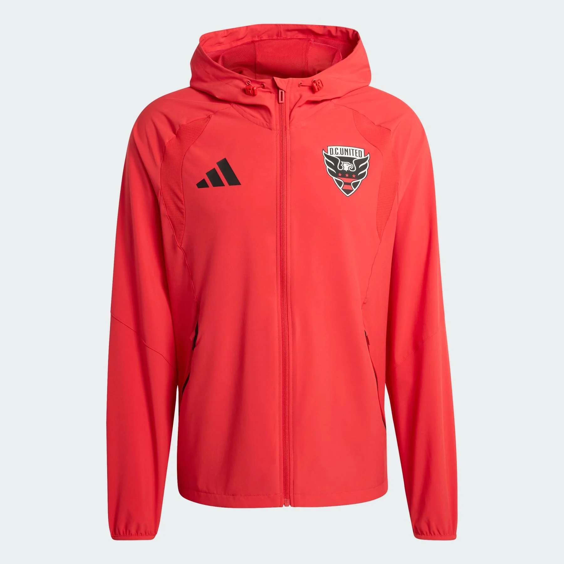 DC United Tiro Tech Full Zip Windbreaker Jacket - 1