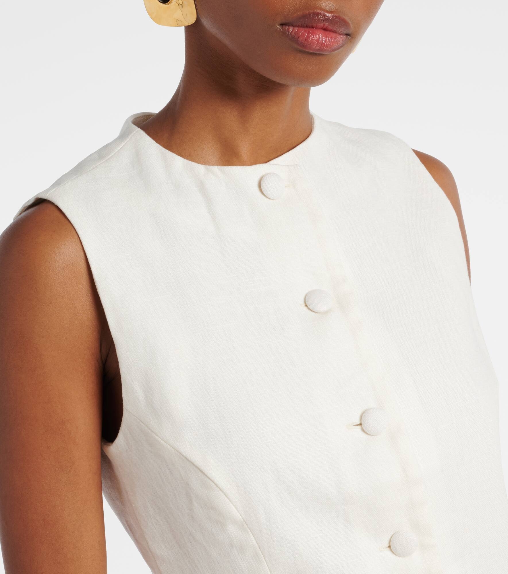 Jane linen vest - 4