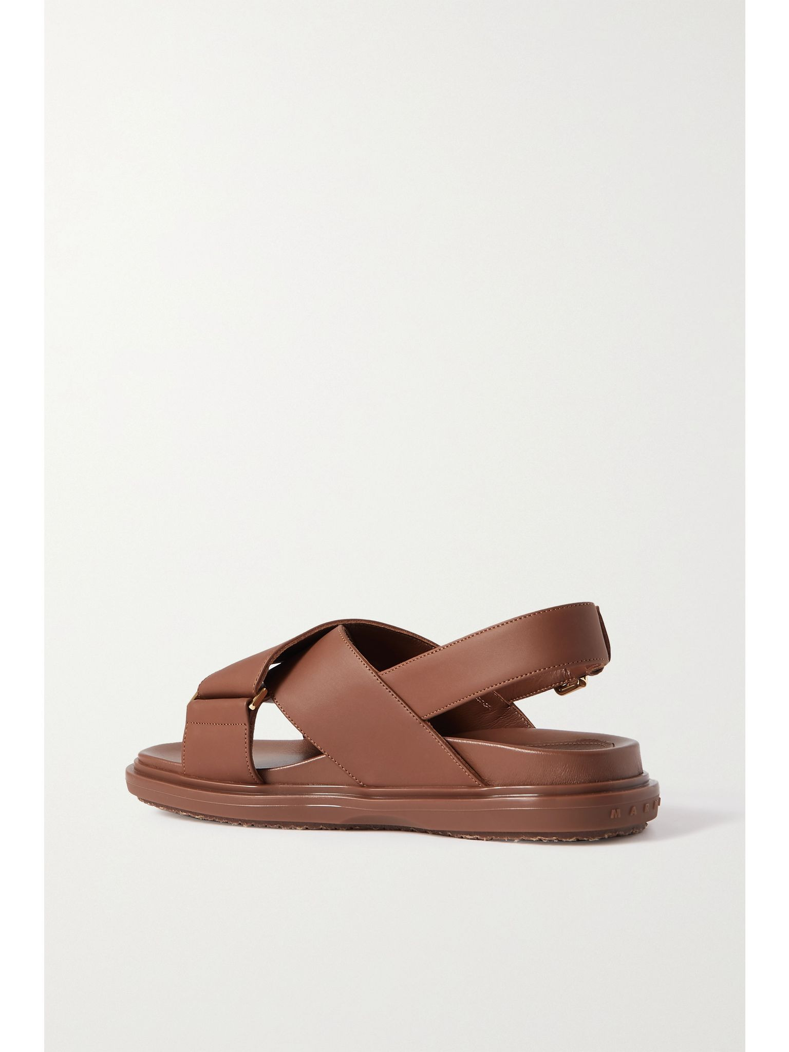 Fussbett leather slingback sandals Brown - 3