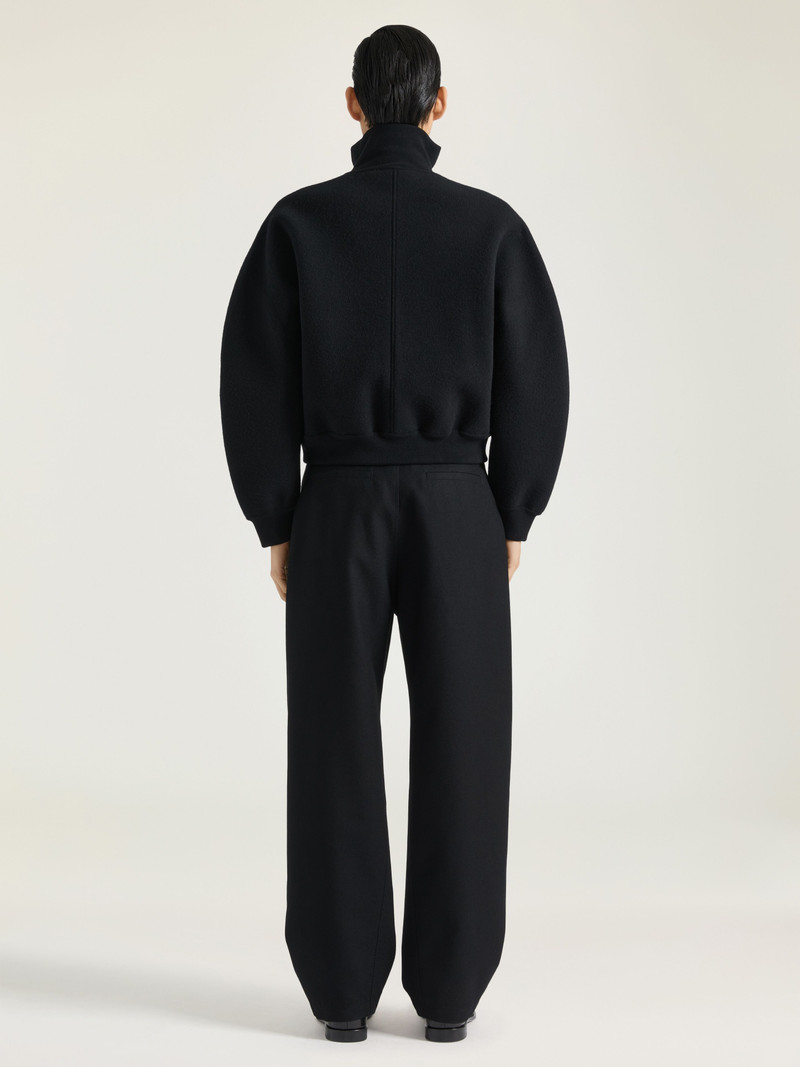 Givenchy ZIPPED BLOUSON IN WOOL WITH GIVENCHY STAMP EMBROIDERY outlook