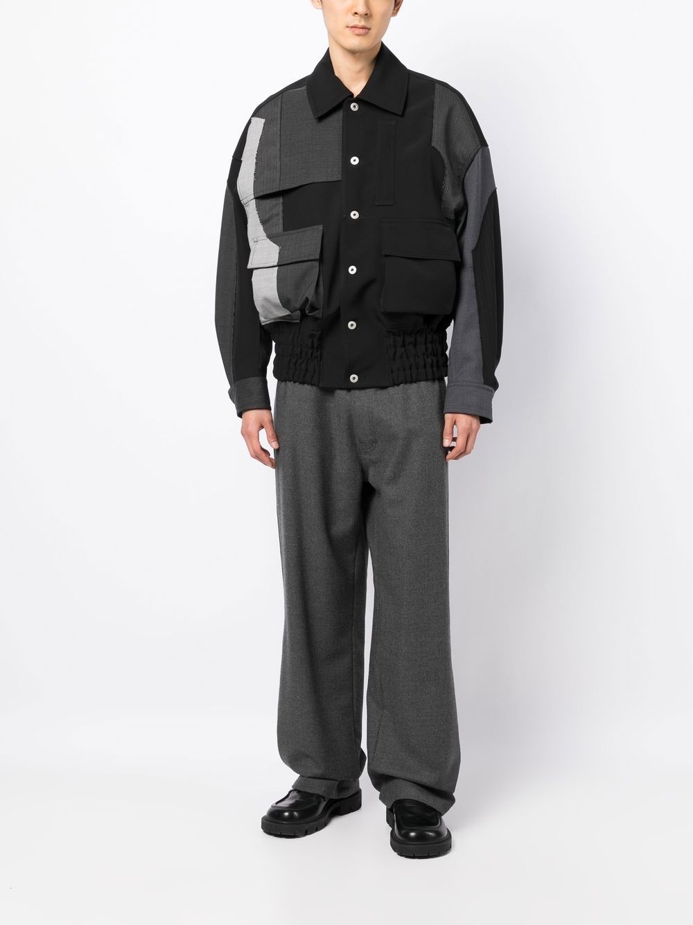 Patchwork Woollen jacket - 2