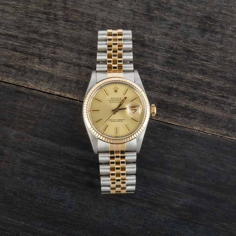 Rolex Datejust 16013 Champagne Dial - 6