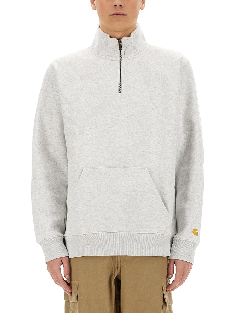 HALF ZIPPER SWEATSHIRT - 1