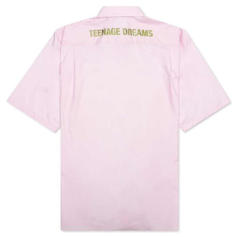 Raf Simons RAF SIMONS TEENAGE DREAMS S/S SHIRT - PINK outlook
