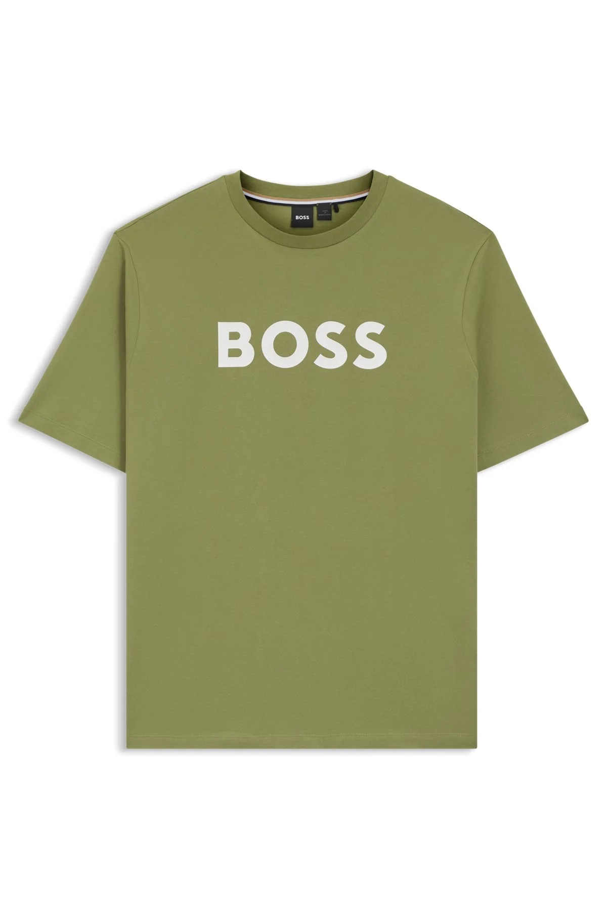 COTTON JERSEY T-SHIRT WITH MIXED-PRINT LOGO - 1