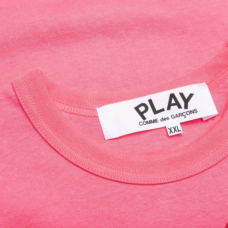 Pink Polka Dot Heart T-Shirt 4