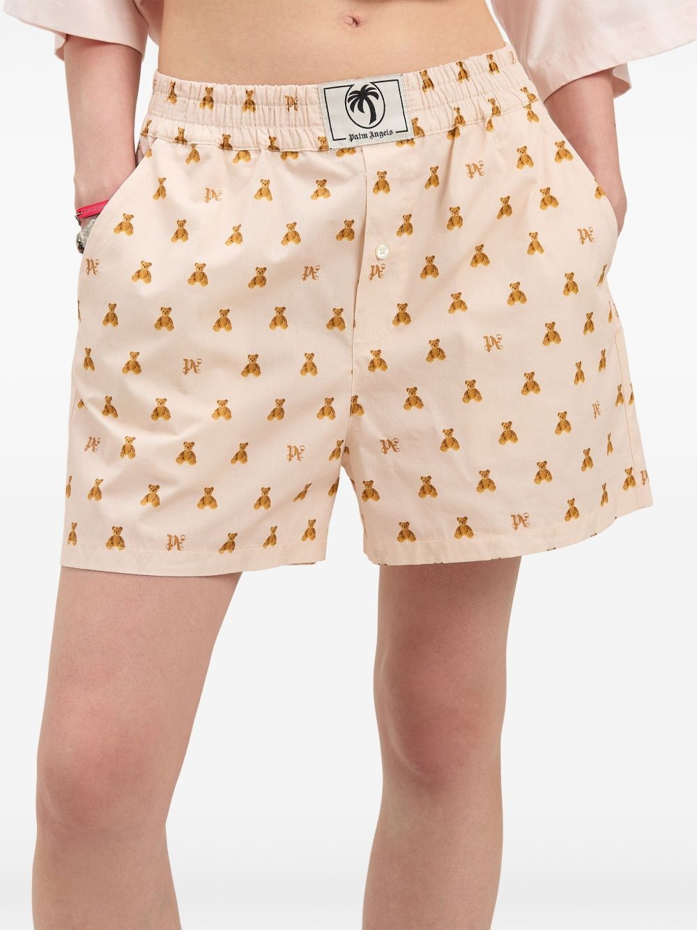 Mini Bear Monogram shorts - 6