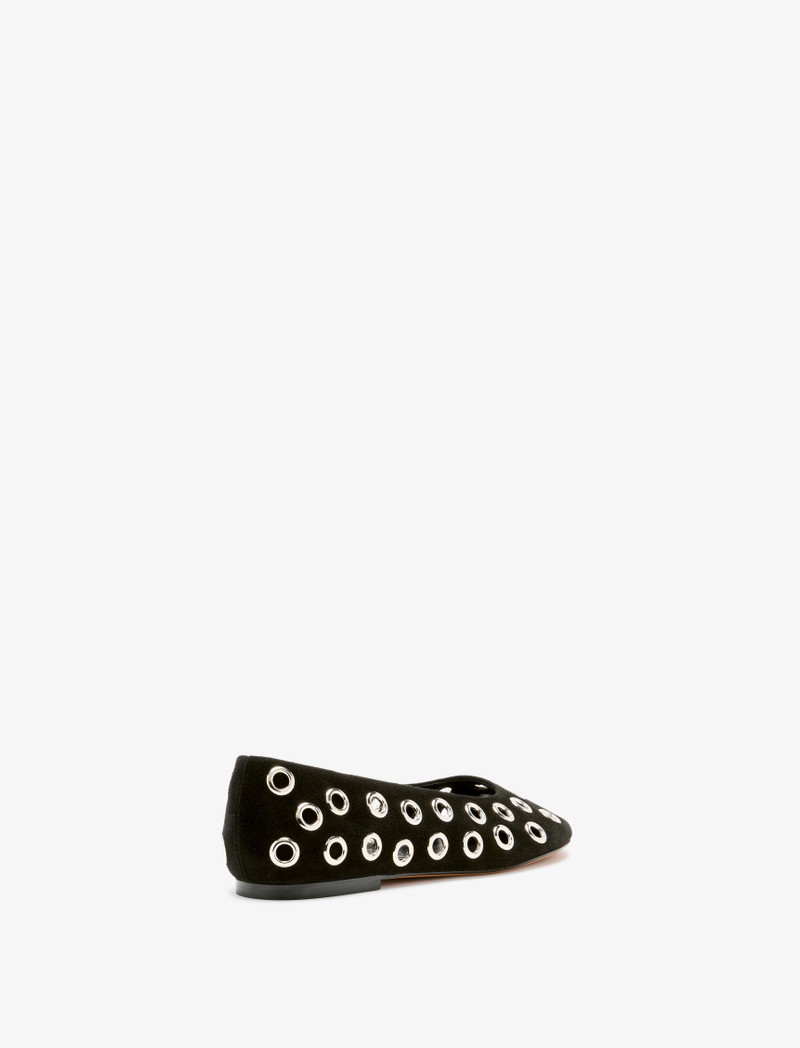 Proenza Schouler Glove Grommet Flats in Kid suede outlook