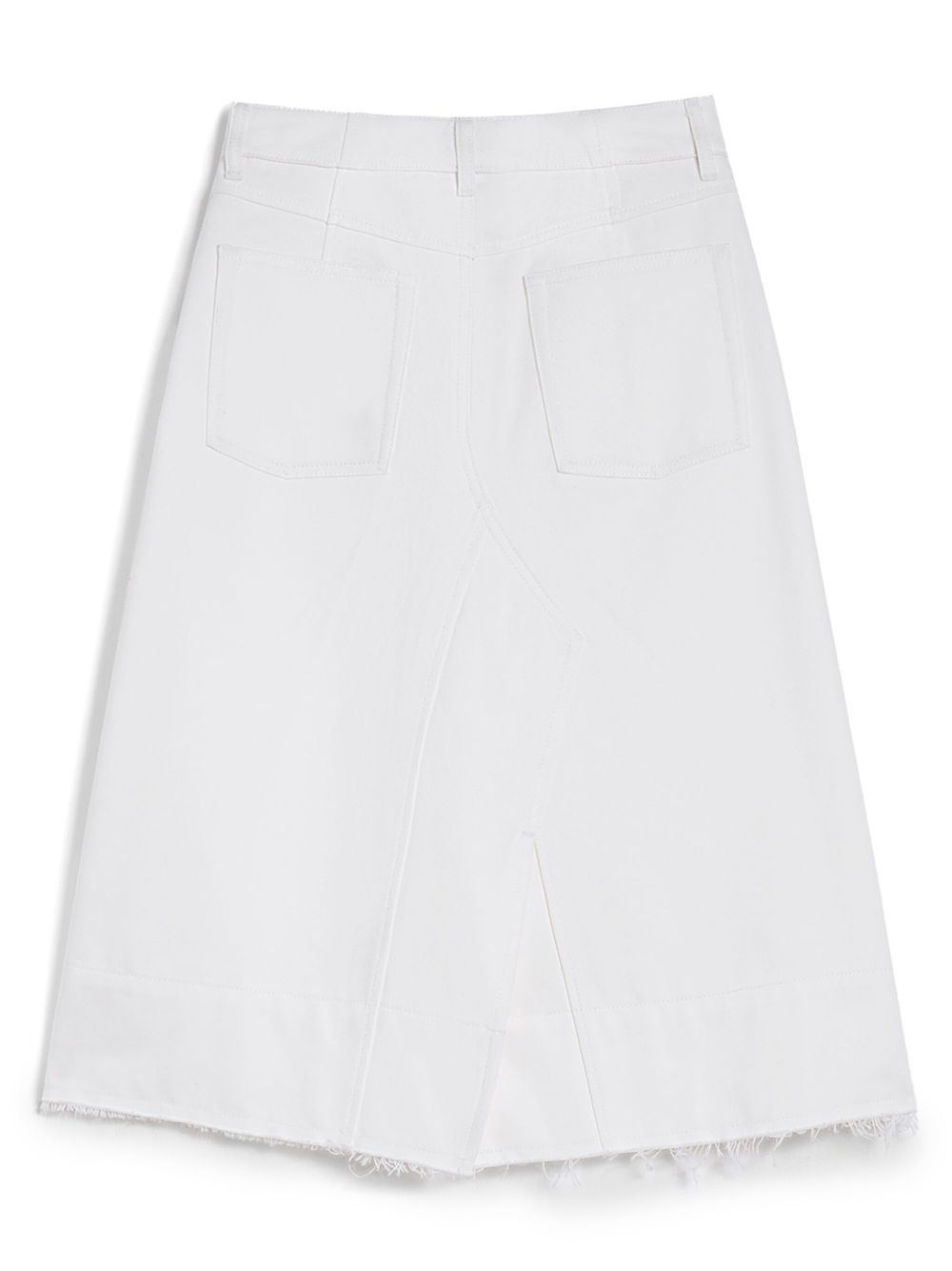 A-line panelled denim skirt - 5
