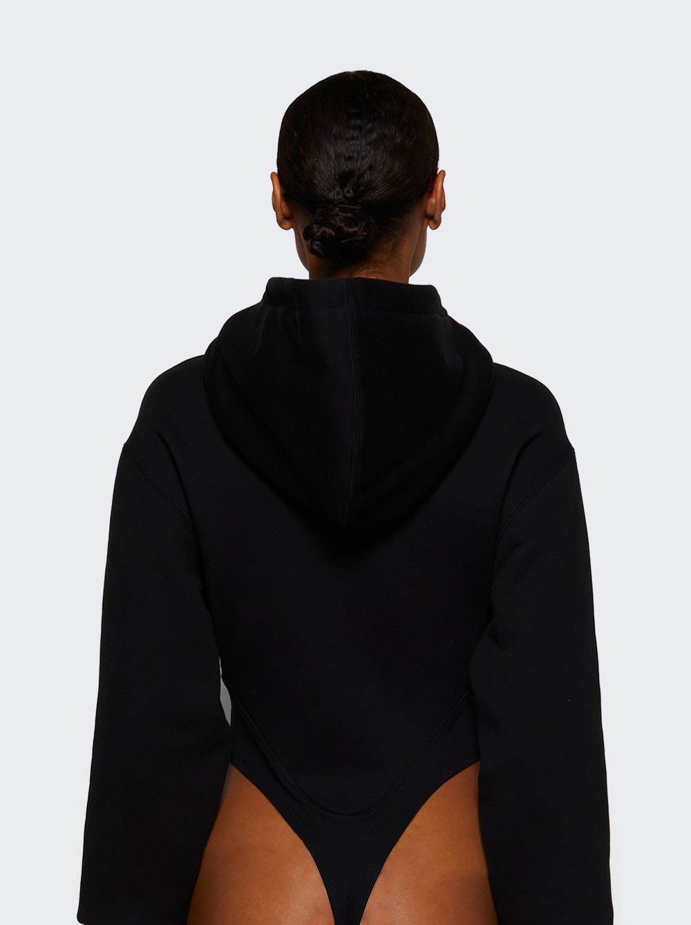 Hooded Bodysuit Black - 5