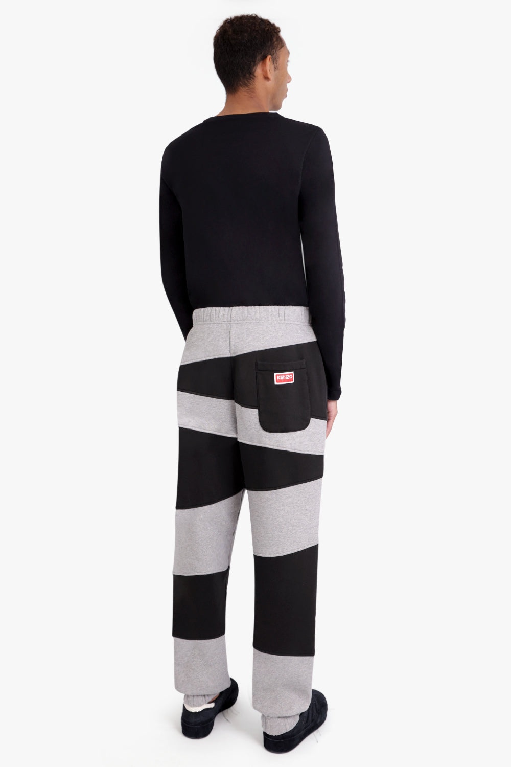DAZZLE STRIPE JOG PANT | BLACK - 4