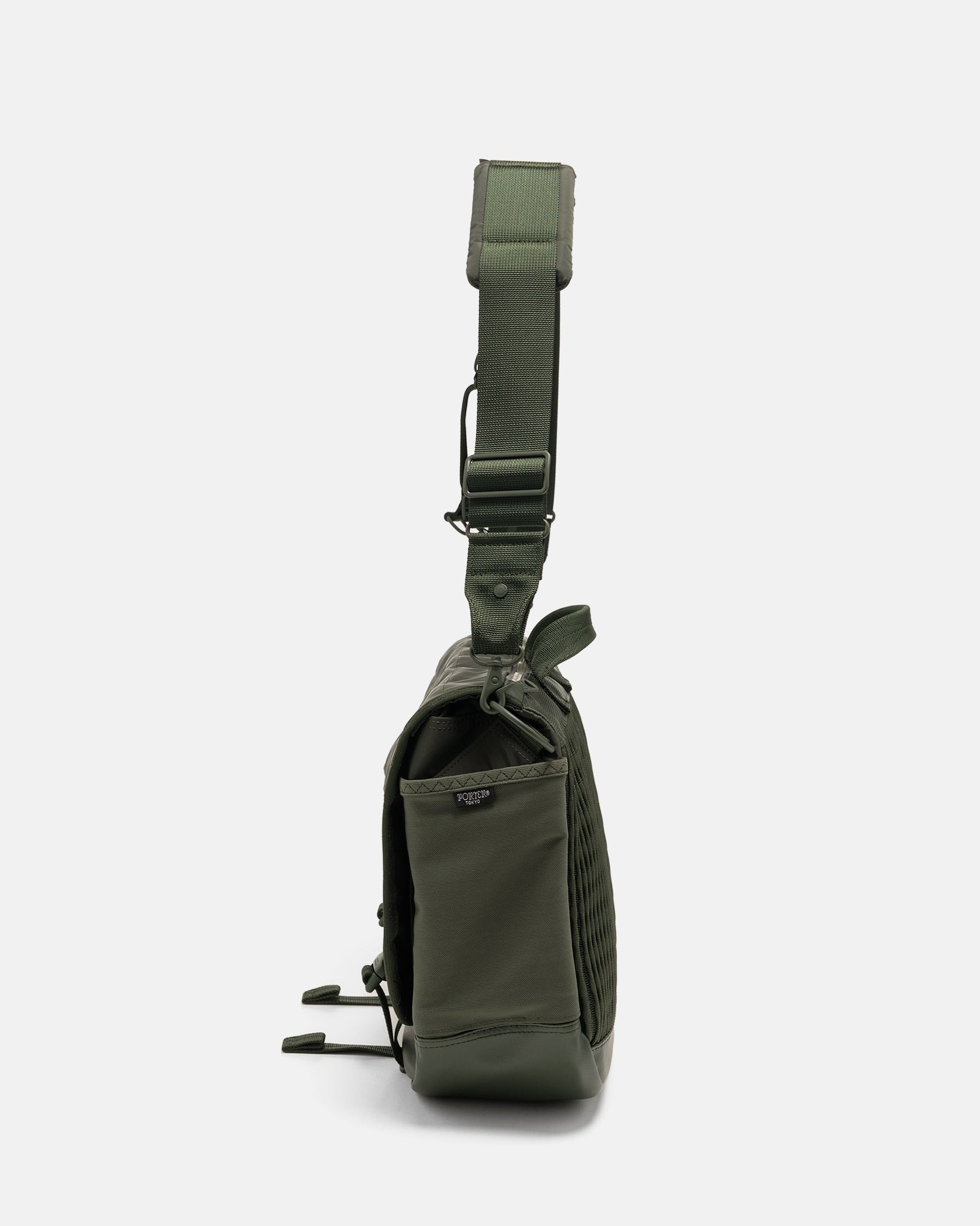 Monochrome Messenger Bag Olive - 2