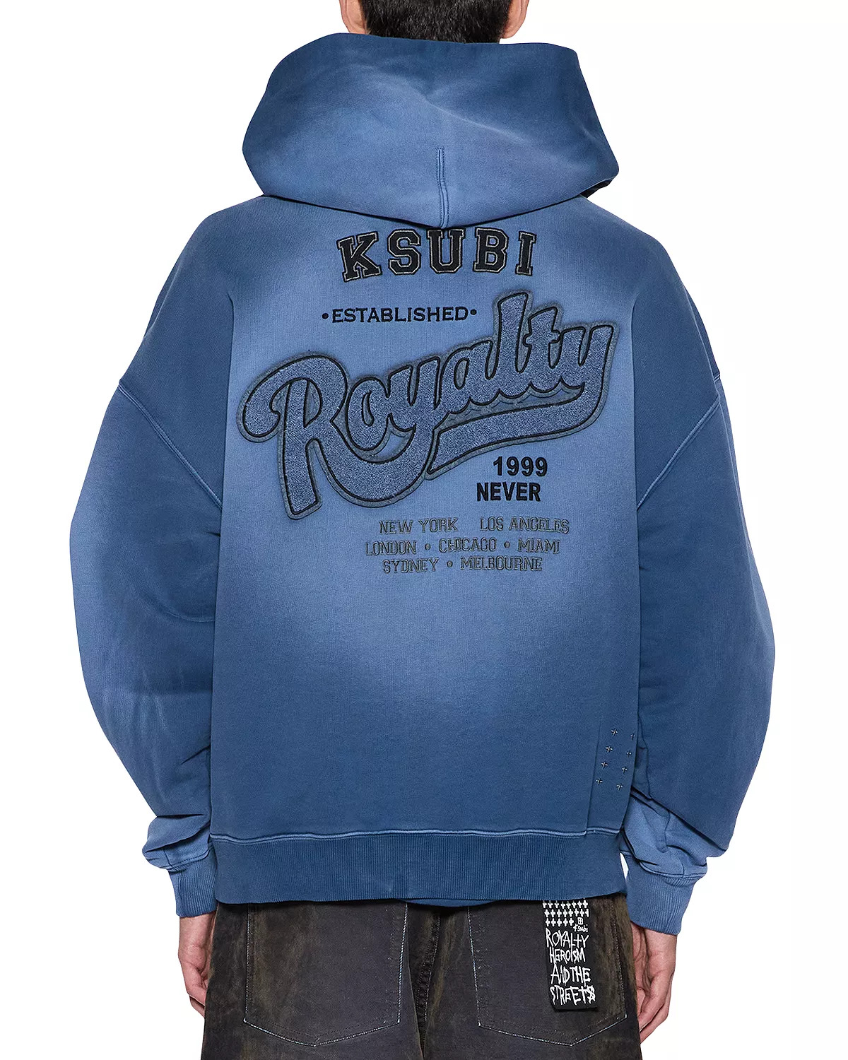 Ace Ekcess Ink Fade Oversized Fit Hoodie - 4