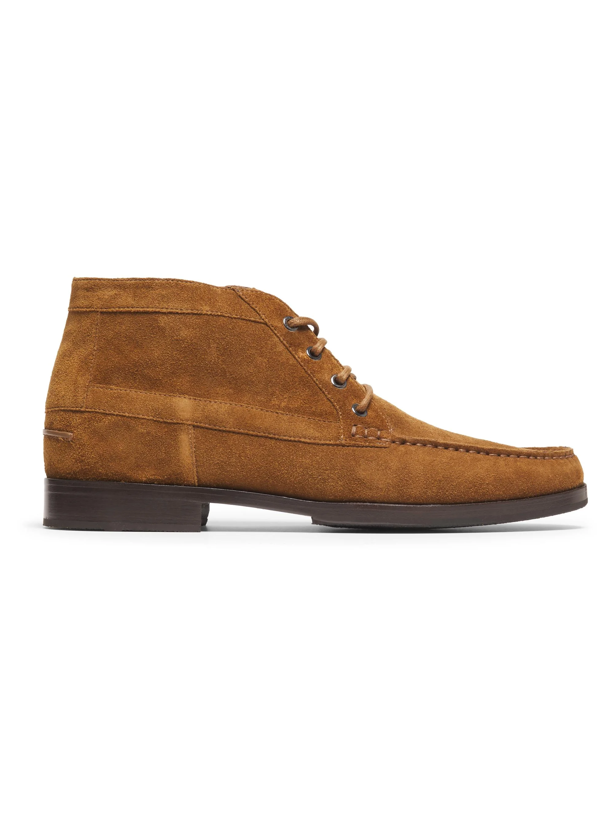 Men's Rhinebeck Suede Derby Shoes - Dark Brown - 1