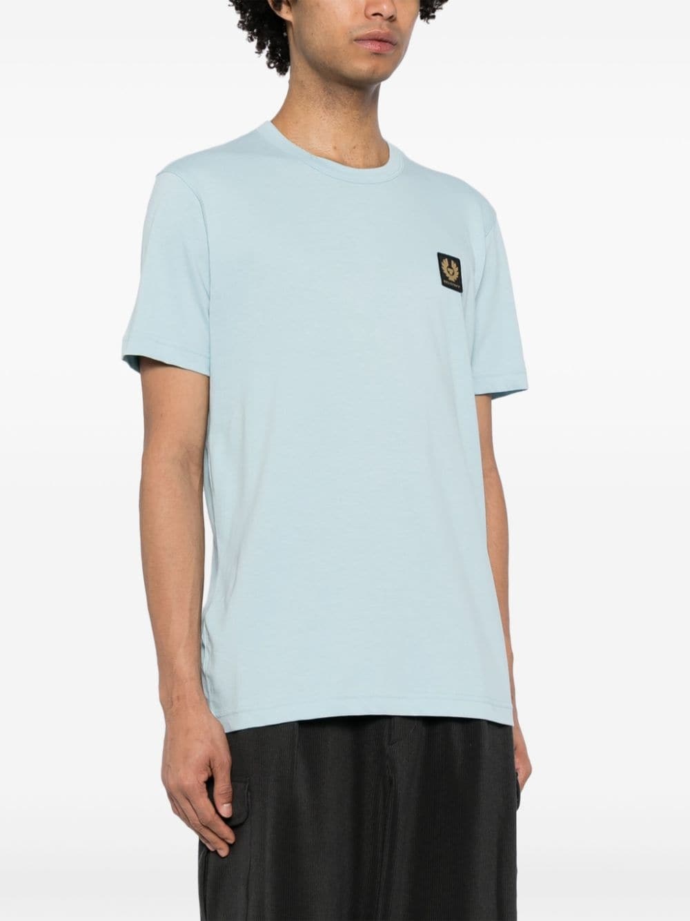 logo-appliquÃ© cotton T-shirt - 3