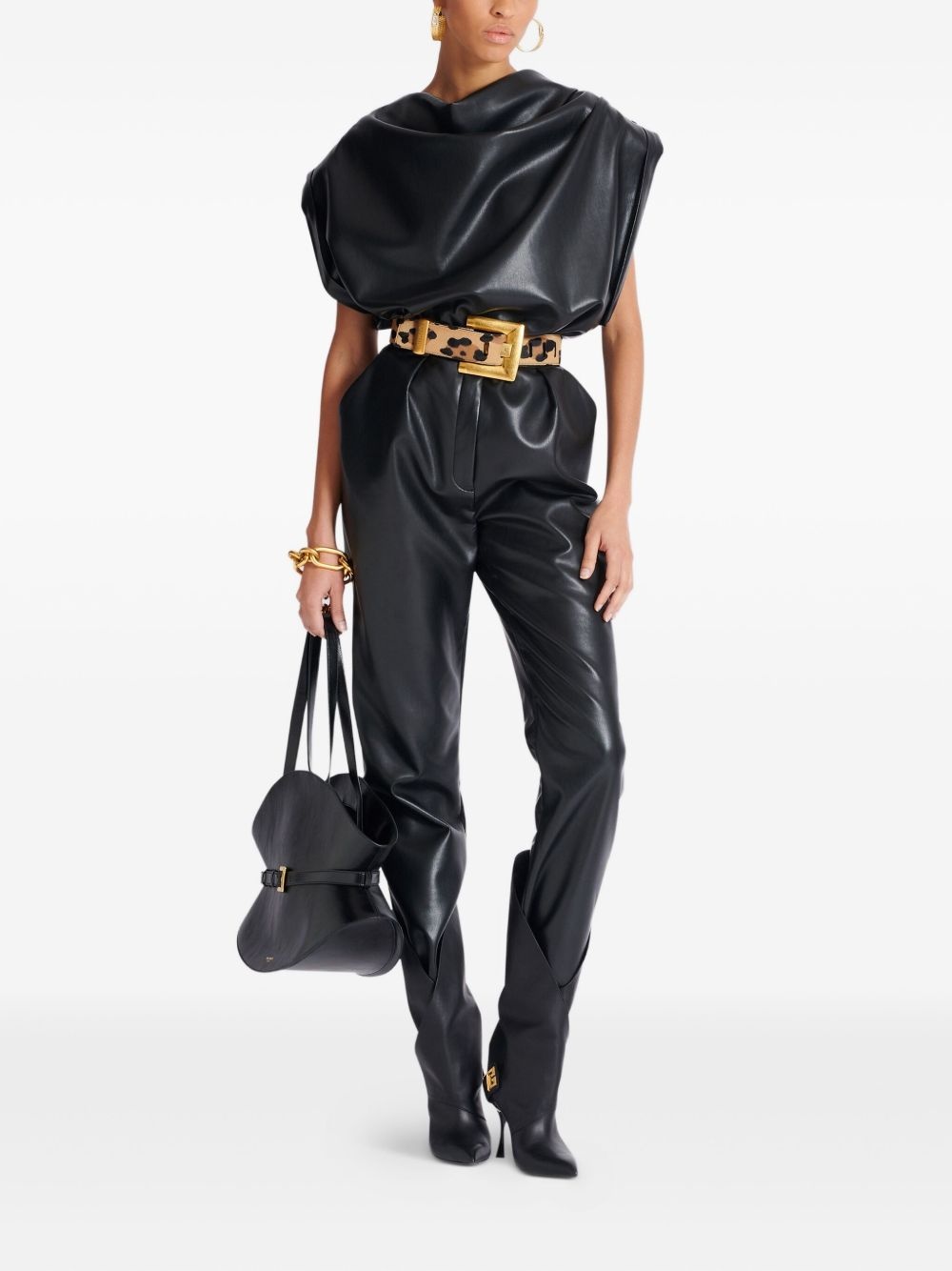 pleat-detailing trousers - 2