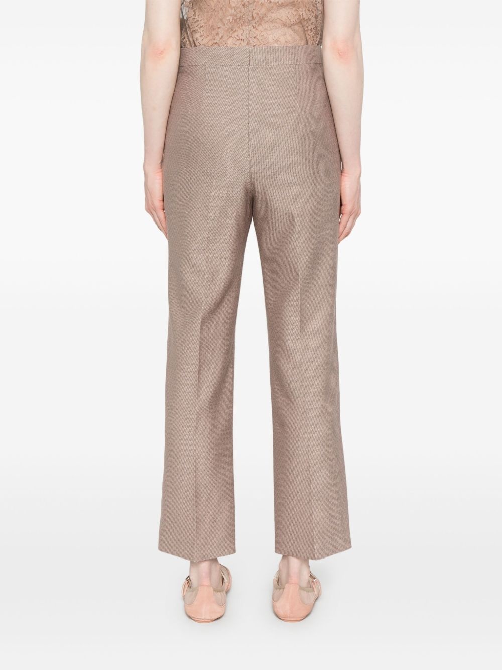 FF-jacquard trousers - 4