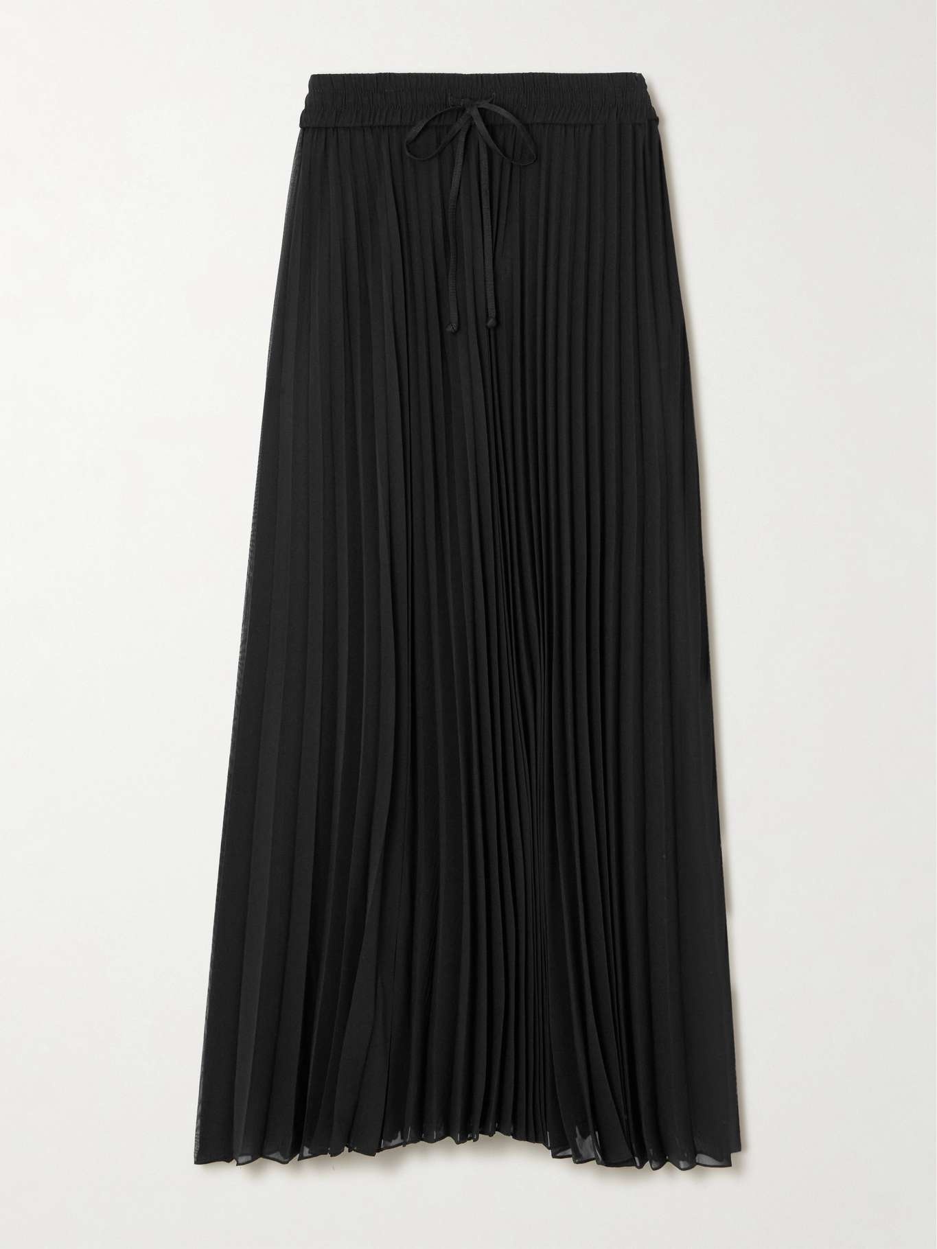 Pleated chiffon maxi skirt - 1