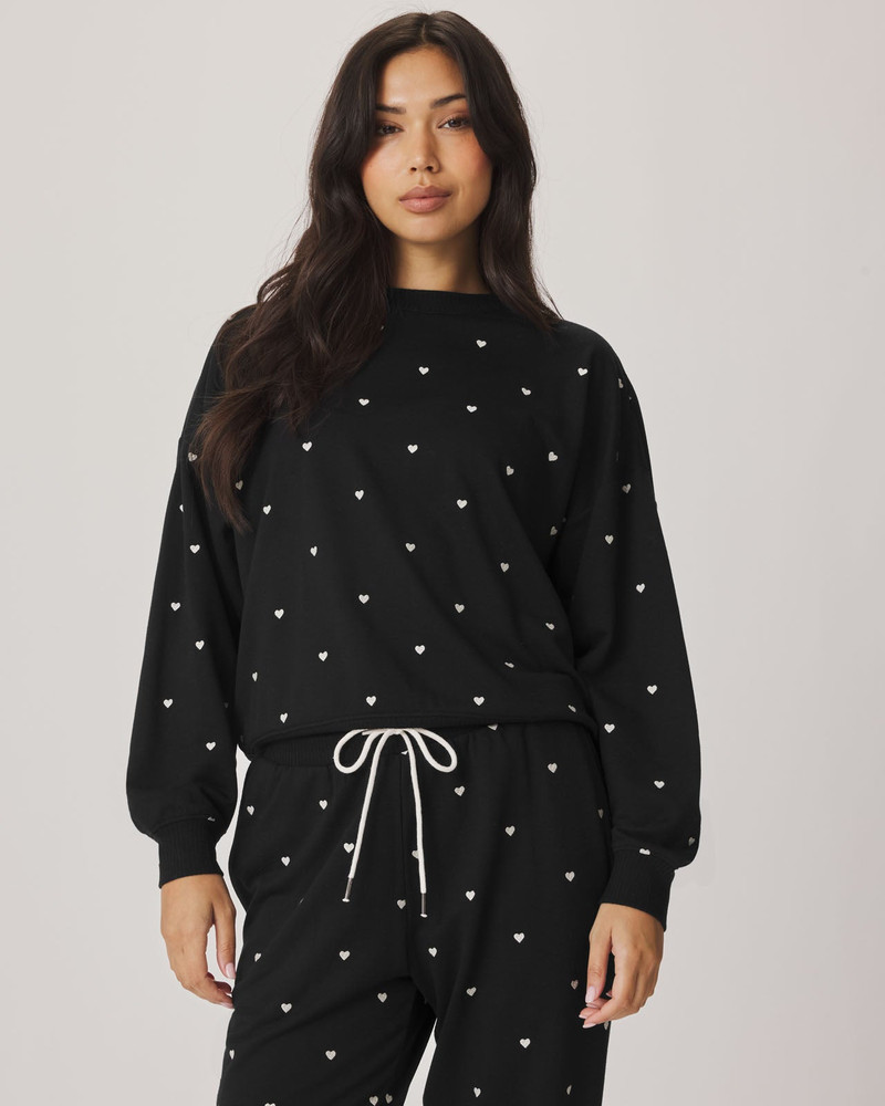 Splendid Love Lounge Embroidered Pullover outlook