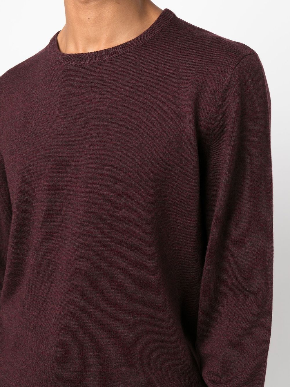 round-neck knit jumper - 5