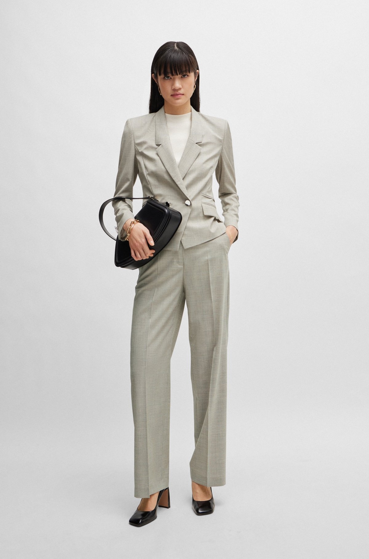 REGULAR-FIT JACKET IN VIRGIN WOOL - 3